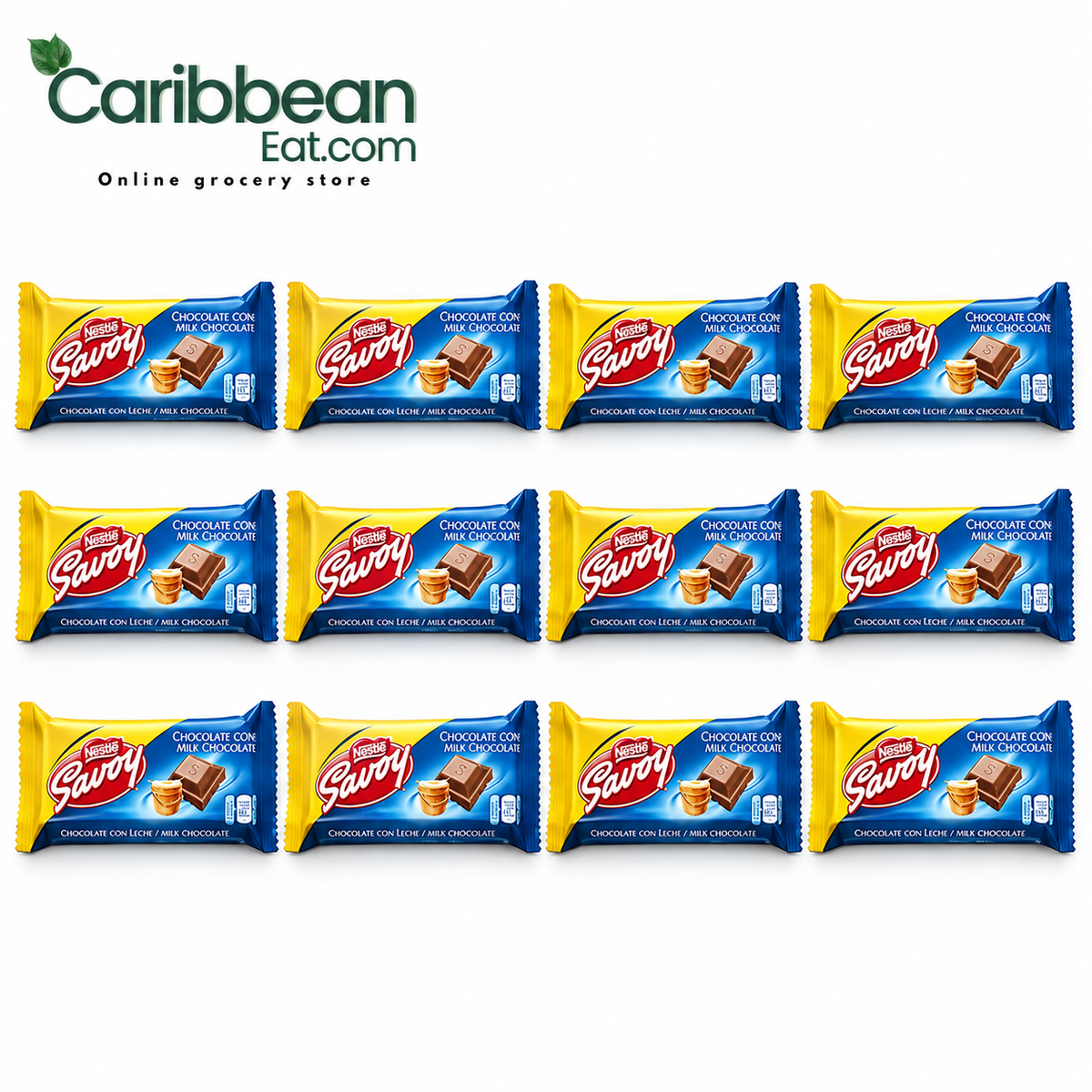 Savoy Chocolate con Leche 30 g, paquete de 12