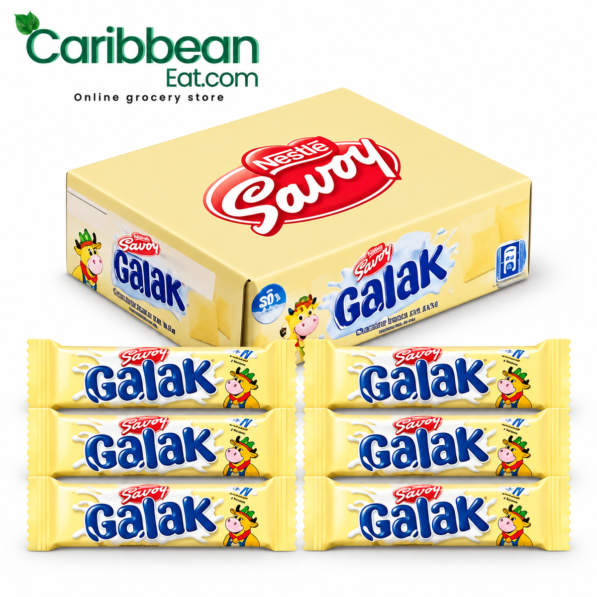 Savoy Galak White Chocolate 32 g 6 Pack