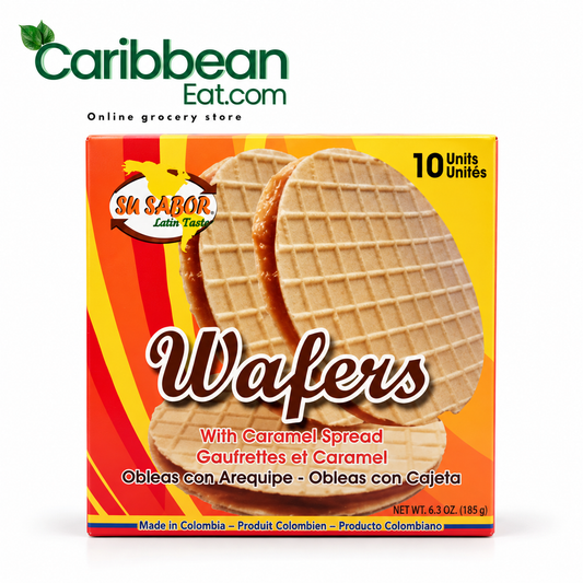 Su Sabor Obleas con Arequipe Caramel Spread Wafers 6 oz