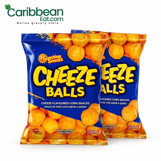 Sunshine Cheezee Balls Cheese Flavored Corn Snacks 35 g 2 Pack