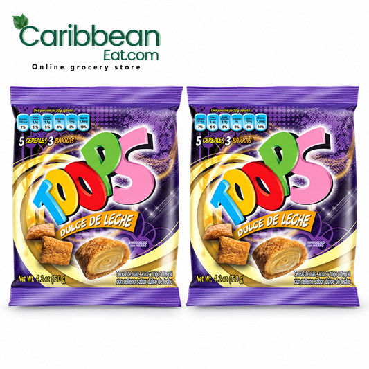 Toops Cereal Dulce de Leche 4.2 oz 2 Pack