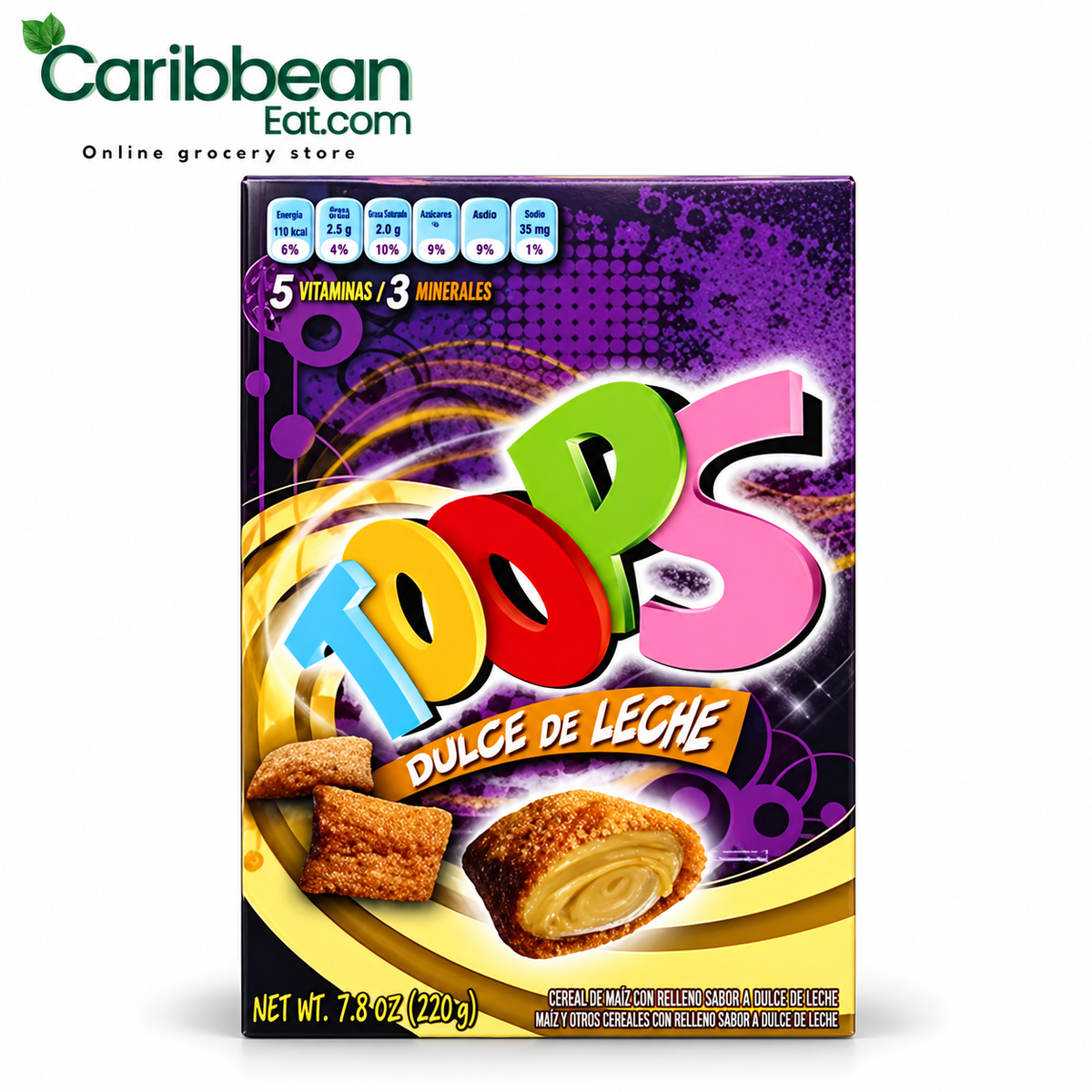 Toops Dulce de Leche Filled Cereal 7.8 oz