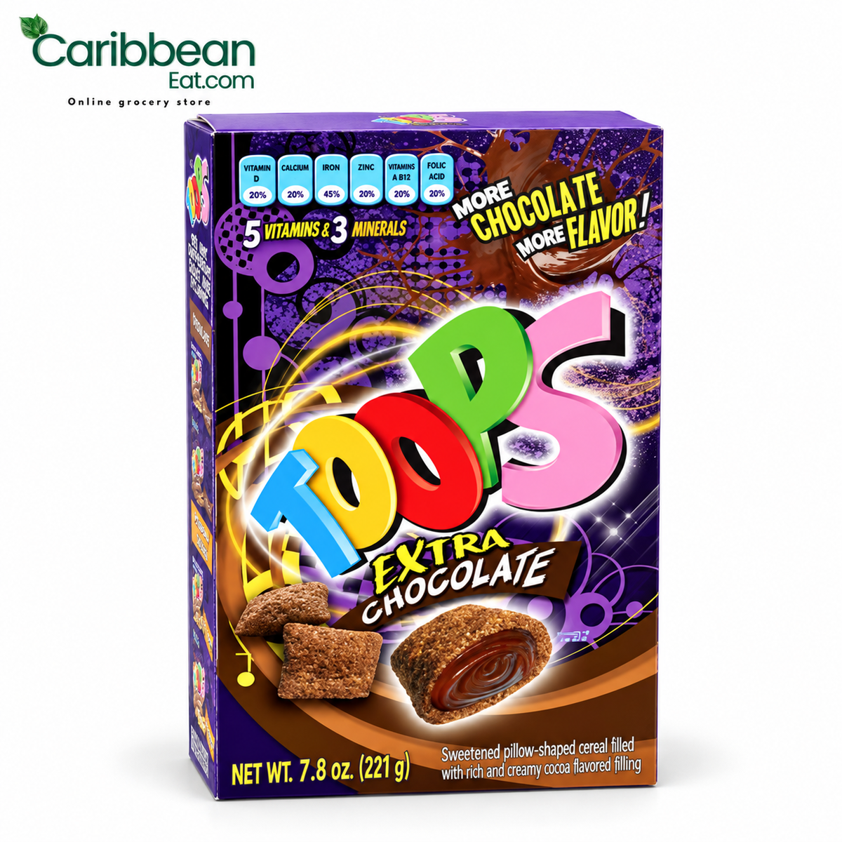 Toops Cereal Extra Chocolate 7.8 oz