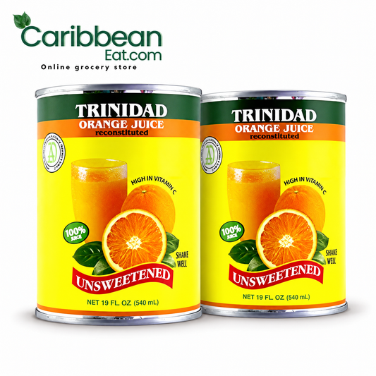 Trinidad Unsweetened Orange Juice 19 oz two-pack