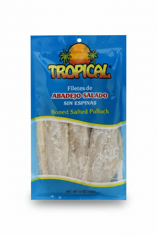 Tropical boneless salted pollock 12 oz