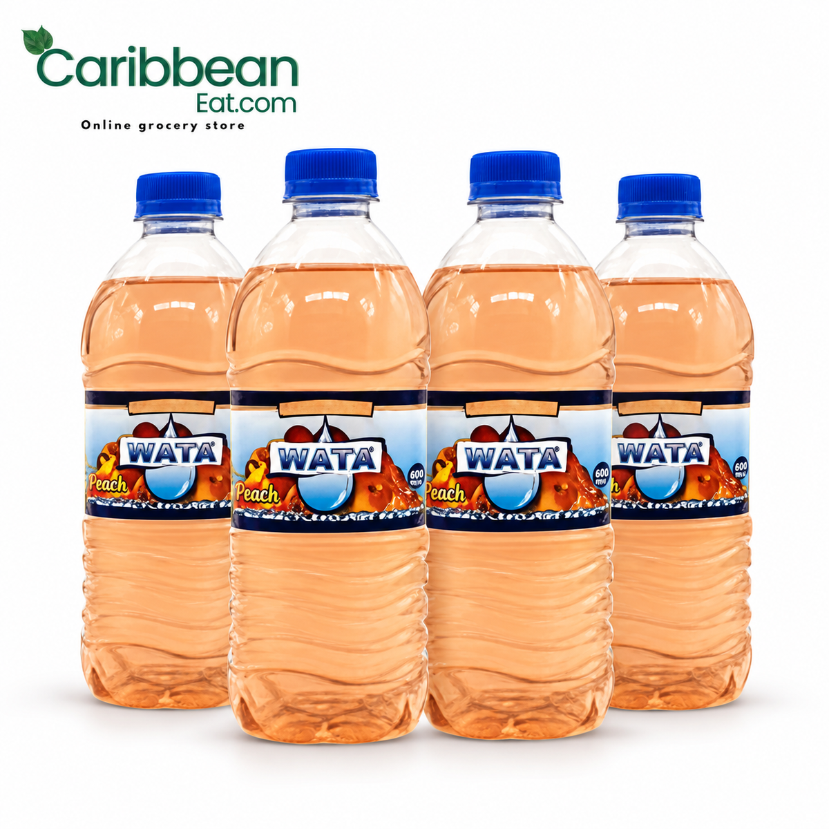 Wata Peach 600 ml four-pack