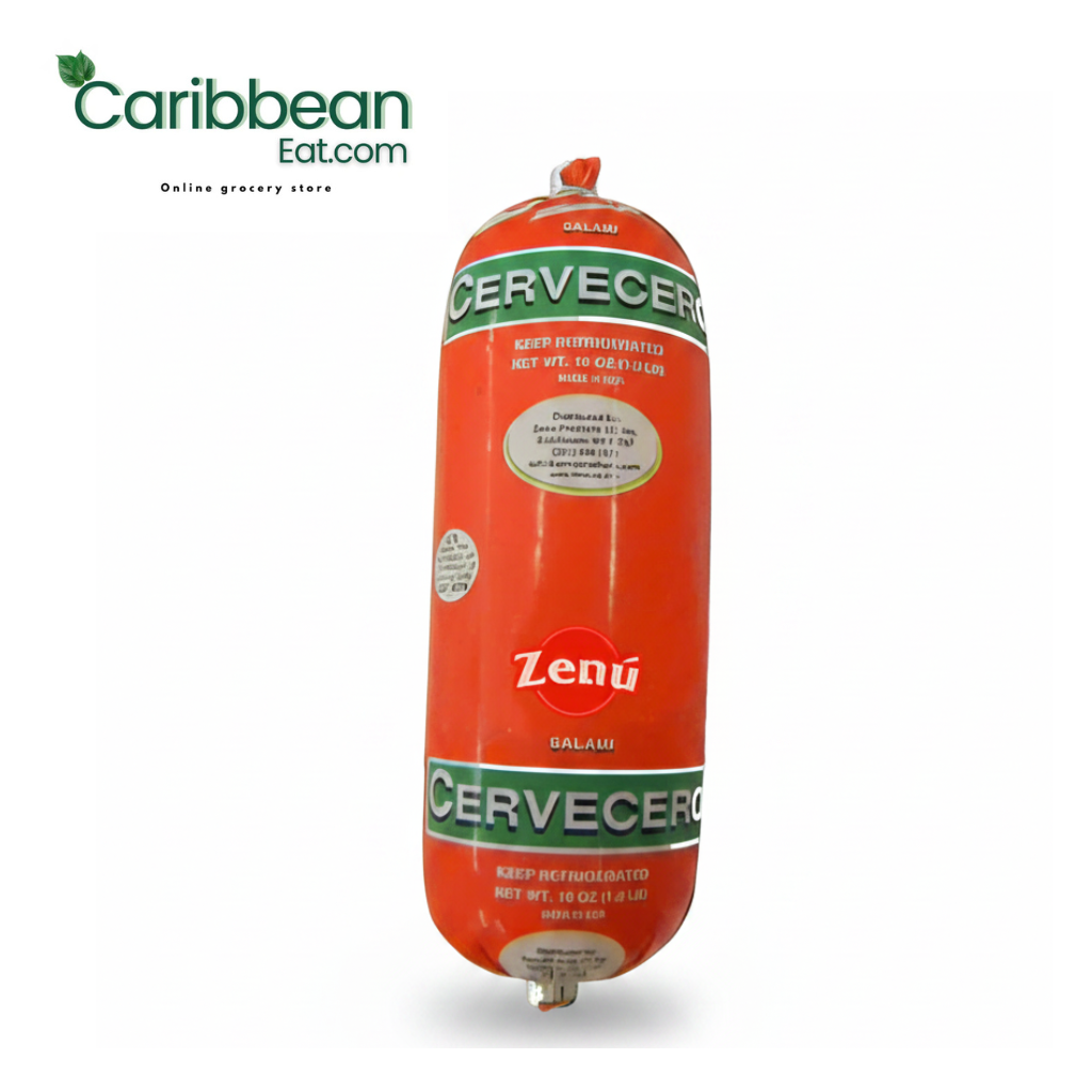 Zenú Salchichón Cervecero 16 oz, authentic Colombian deli meat for sandwiches and snacks.